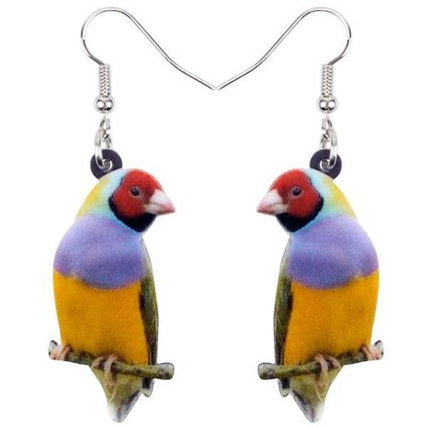 Realistic Bird Dangling Earrings