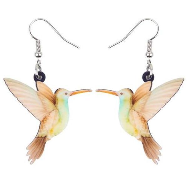 Realistic Bird Dangling Earrings