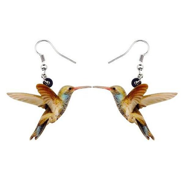 Realistic Bird Dangling Earrings