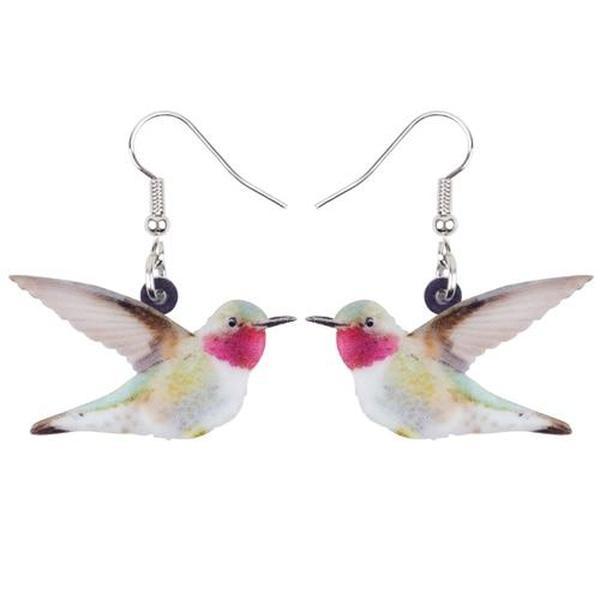 Realistic Bird Dangling Earrings