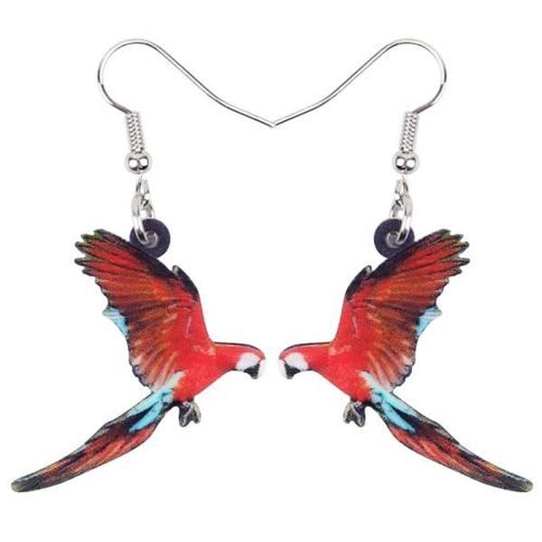 Realistic Bird Dangling Earrings