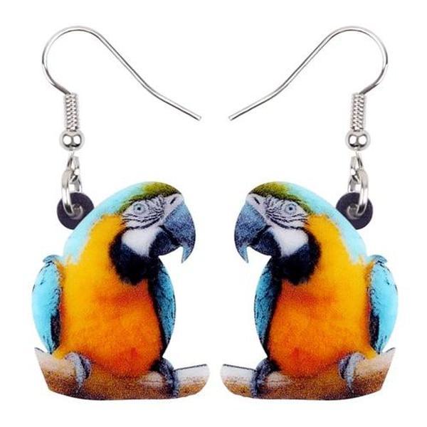 Realistic Bird Dangling Earrings