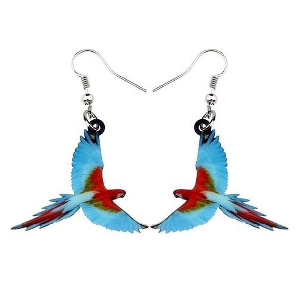 Realistic Bird Dangling Earrings