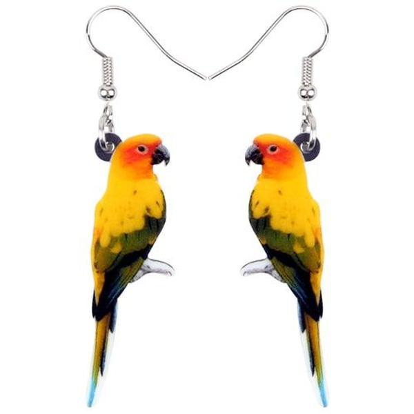 Realistic Bird Dangling Earrings