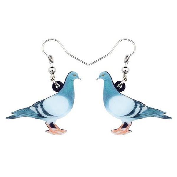 Realistic Bird Dangling Earrings