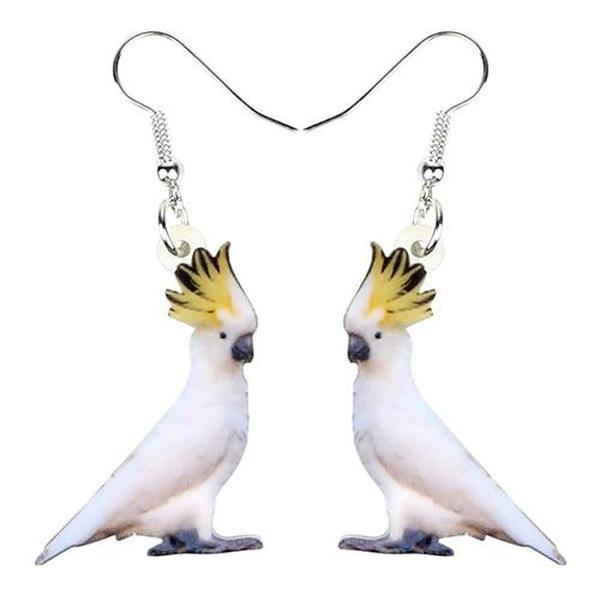 Realistic Bird Dangling Earrings