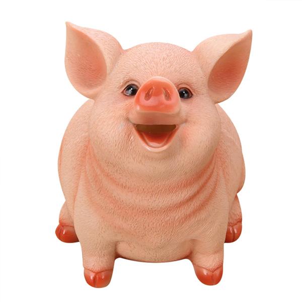 Realistic Jovial Piggy Bank