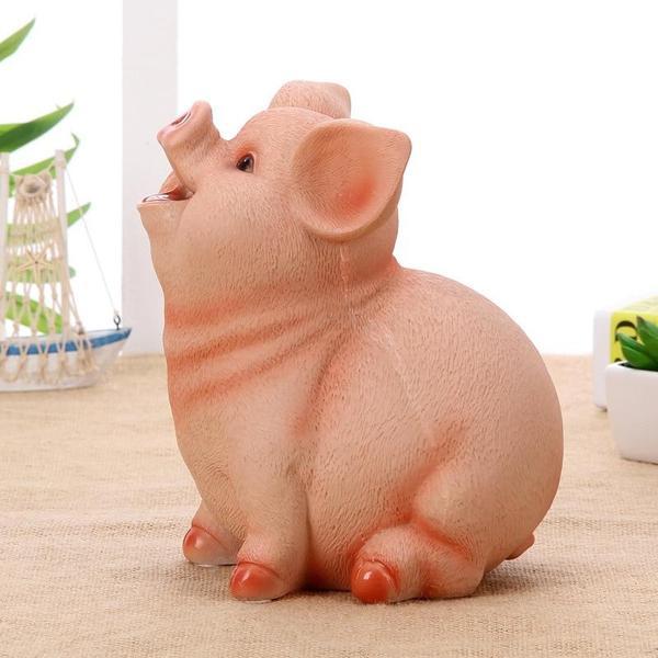 Realistic Jovial Piggy Bank