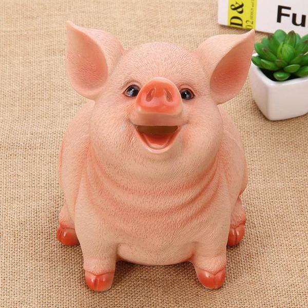 Realistic Jovial Piggy Bank