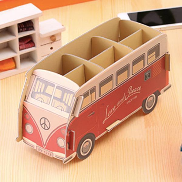 Retro DIY Vehicle Stationery Holder