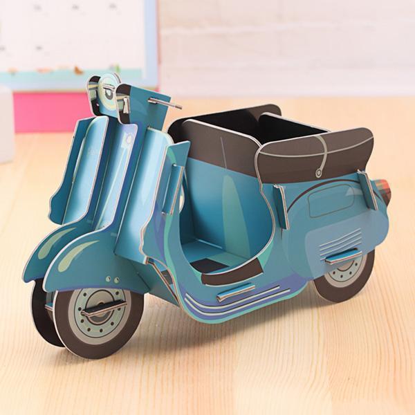 Retro DIY Vehicle Stationery Holder