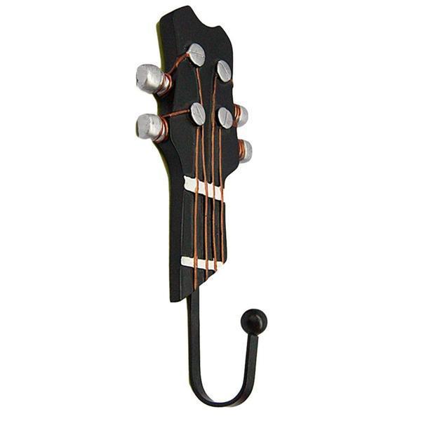 Retro Guitar Head Wall Hooks (Set of 3)