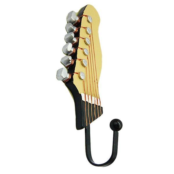 Retro Guitar Head Wall Hooks (Set of 3)