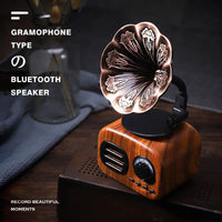 Thumbnail for Retro Gramophone Bluetooth Speaker - PeekWise