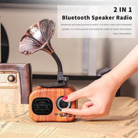 Thumbnail for Retro Gramophone Bluetooth Speaker - PeekWise