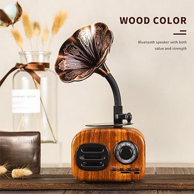 Retro Gramophone Bluetooth Speaker - PeekWise