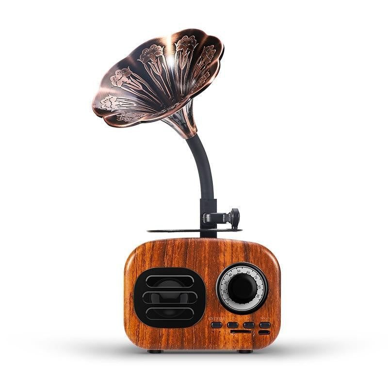 Retro Gramophone Bluetooth Speaker - PeekWise