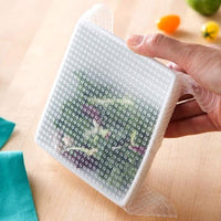 Thumbnail for Reusable Silicone Food Wrap (Set of 4) PeekWise