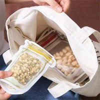 Thumbnail for Reusable Mason Bottle Ziplock Bags - PeekWise