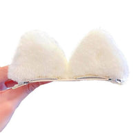 Thumbnail for Rhinestone Furry Cat Ear Hair Pin