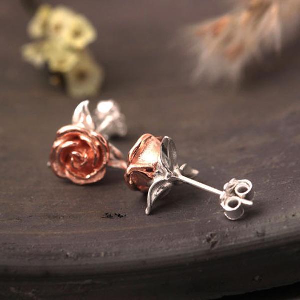 Rose Stud Earrings