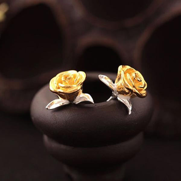 Rose Stud Earrings