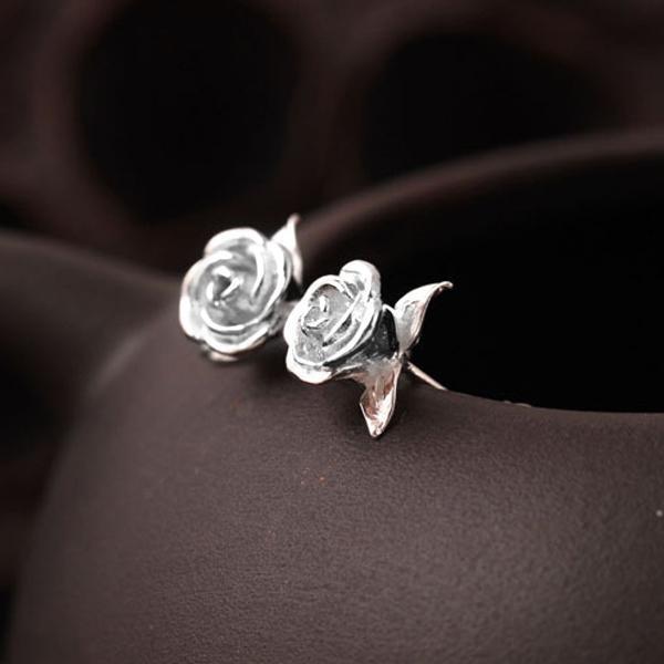 Rose Stud Earrings