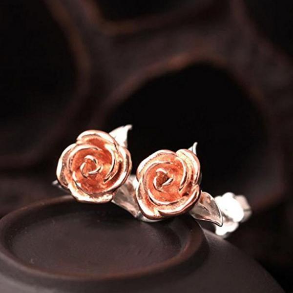 Rose Stud Earrings