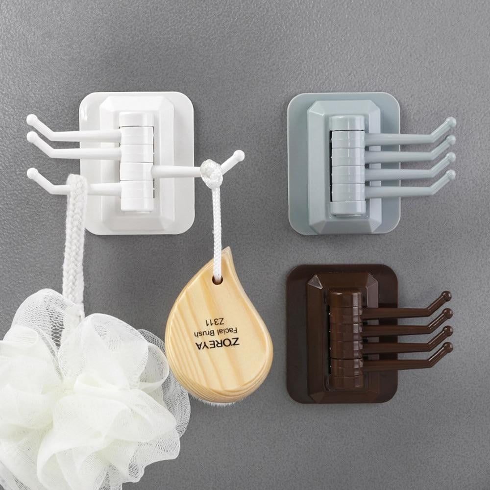 Swivel Adjustable Wall Hooks Set of 3 - PeekWise