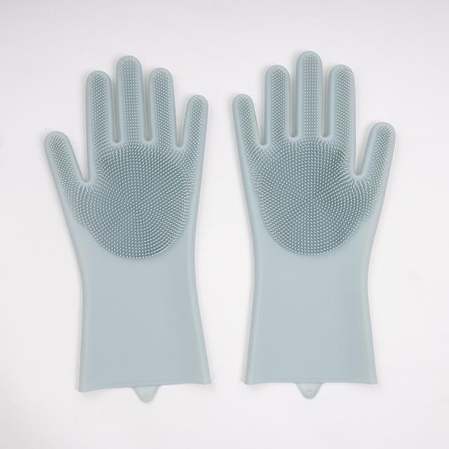 Multi-Purpose Scrubber Dishwashing Gloves - PeekWise