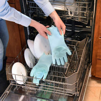 Thumbnail for Multi-Purpose Scrubber Dishwashing Gloves - PeekWise
