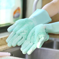 Thumbnail for Multi-Purpose Scrubber Dishwashing Gloves - PeekWise