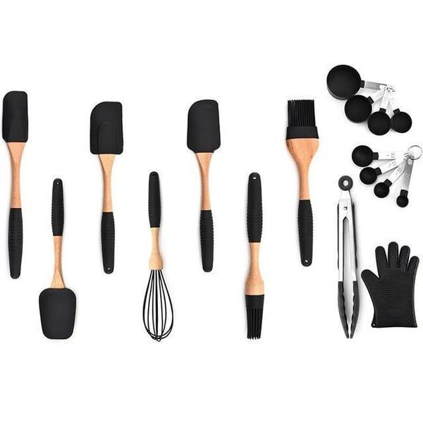 Rustic Silicone Baking Utensils