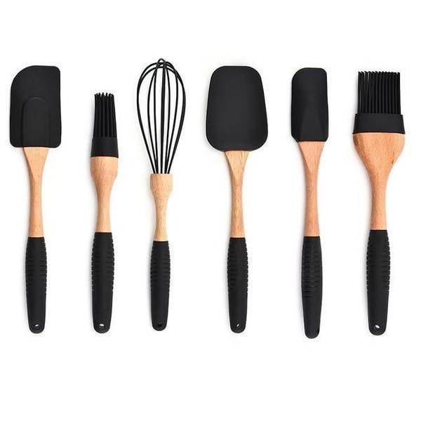 Rustic Silicone Baking Utensils