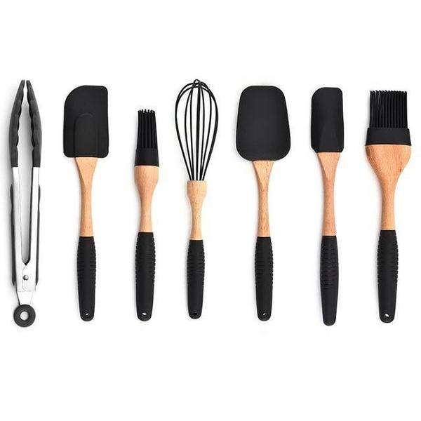 Rustic Silicone Baking Utensils