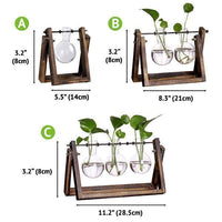 Thumbnail for Wood Rustic Bulb Planter Terrarium