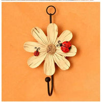 Thumbnail for Rustic Flower and Ladybird Iron Hooks