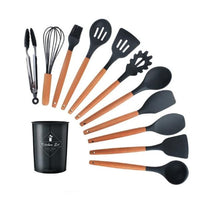 Thumbnail for Rustic Kitchen Utensils with Wooden Handles