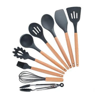 Thumbnail for Rustic Kitchen Utensils with Wooden Handles