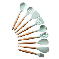 Thumbnail for Rustic Kitchen Utensils with Wooden Handles