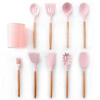 Thumbnail for Rustic Kitchen Utensils with Wooden Handles