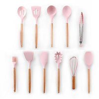 Thumbnail for Rustic Kitchen Utensils with Wooden Handles
