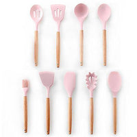 Thumbnail for Rustic Kitchen Utensils with Wooden Handles