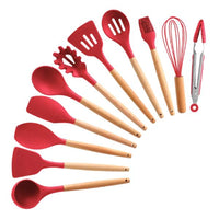 Thumbnail for Rustic Kitchen Utensils with Wooden Handles