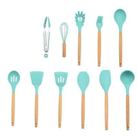 Thumbnail for Rustic Kitchen Utensils with Wooden Handles