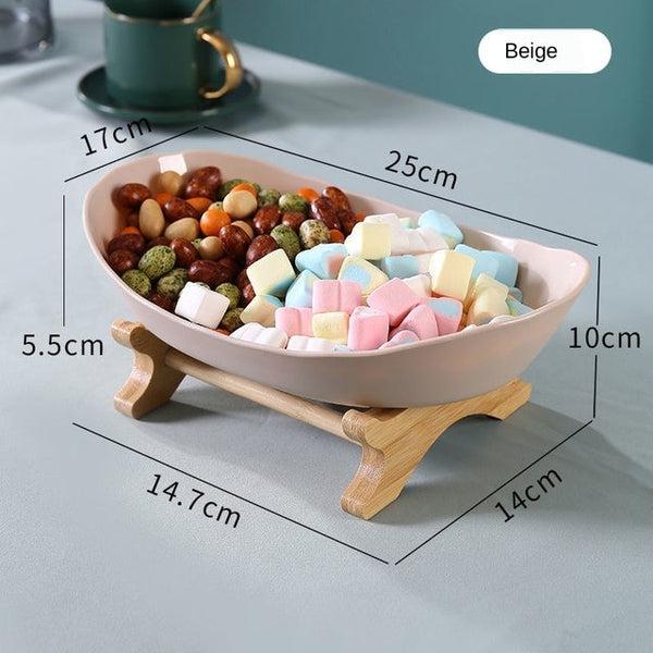 Rustic Tier Plate Wooden Stand With Plates (Various Designs & Colors)