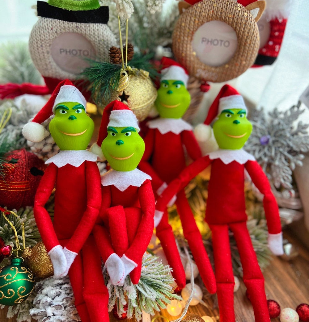 Christmas Green Monster Doll