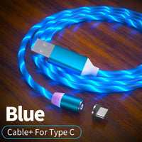 Thumbnail for Magnetic LED Flowing Charging Cable