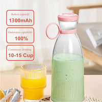 Thumbnail for Rechargeable Mixers Fresh Fruit Juicers Portable Juicers Bottle
