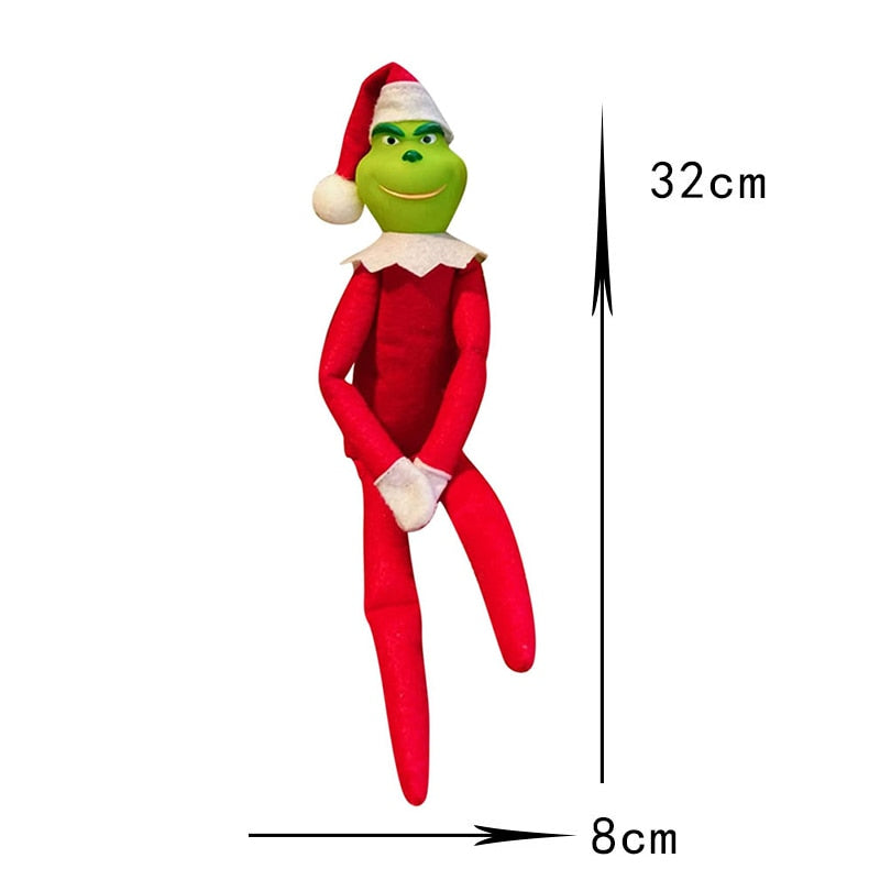 Christmas Green Monster Doll